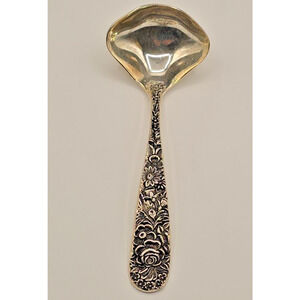 Vintage Godinger Floral Silverplated Art Co Ltd Serving Spoon 2.3 Oz